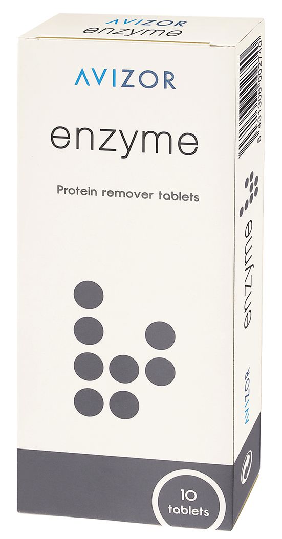 Энзимные очищающие таблетки Avizor 10 шт - фото упаковки спереди