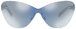 1 - Женские безободковые солнцезащитные очки DP69 DPS038-01 с цветными дужками - фото спереди