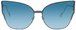 1 - Женские солнцезащитные очки DP69 DPS071-05 в металлической оправе Cat Eyes - фото спереди