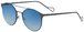 2 - Женские круглые солнцезащитные очки DP69 DPS062-04 (синие) - фото сверху сбоку