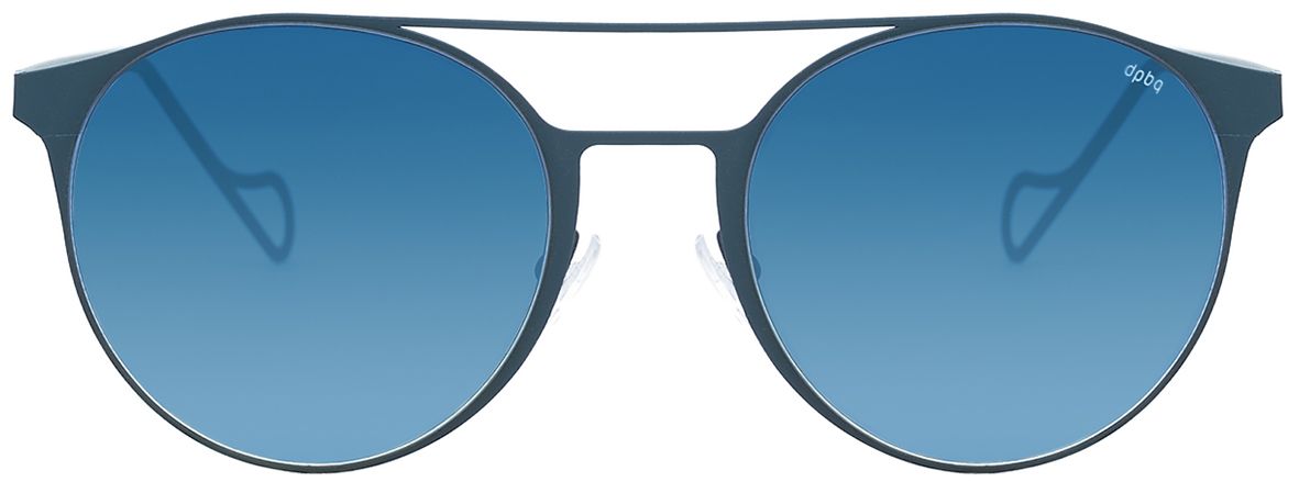 1 - Женские круглые солнцезащитные очки DP69 DPS062-04 (синие) - фото спереди