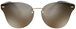 1 - Солнцезащитные очки DP69 DPS088-02 для женщин (черные, оверсайз) - фото спереди