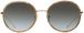 1 - Солнцезащитные очки 40 Million Amelia c.2 (женские, оверсайз, круглые) - фото спереди